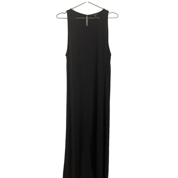 Eileen Fisher Black Sleeveless Maxi Dress Size MED - Picture 1 of 8
